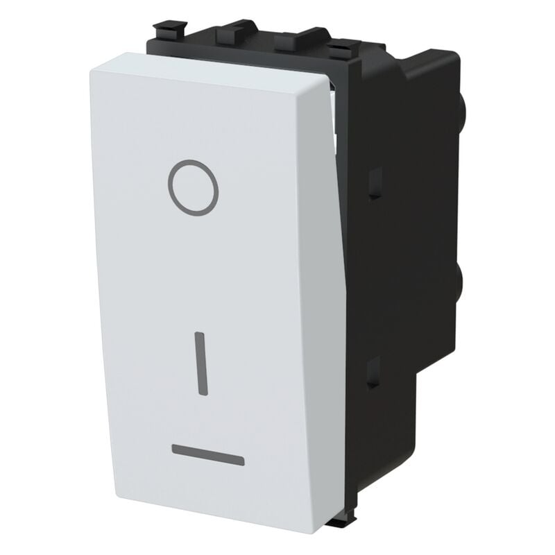 foto del prodotto interruttore bipolare 20a bianco compatibile anche con vimar plana