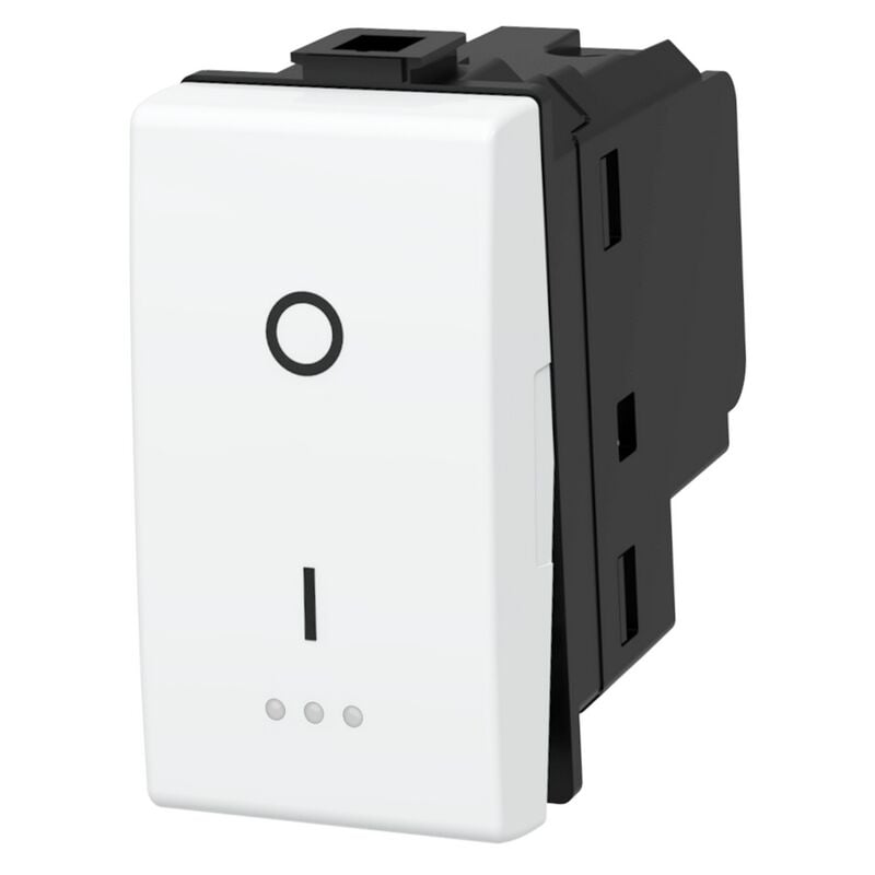 foto del prodotto interruttore bipolare 20a bianco compatibile bticino matix