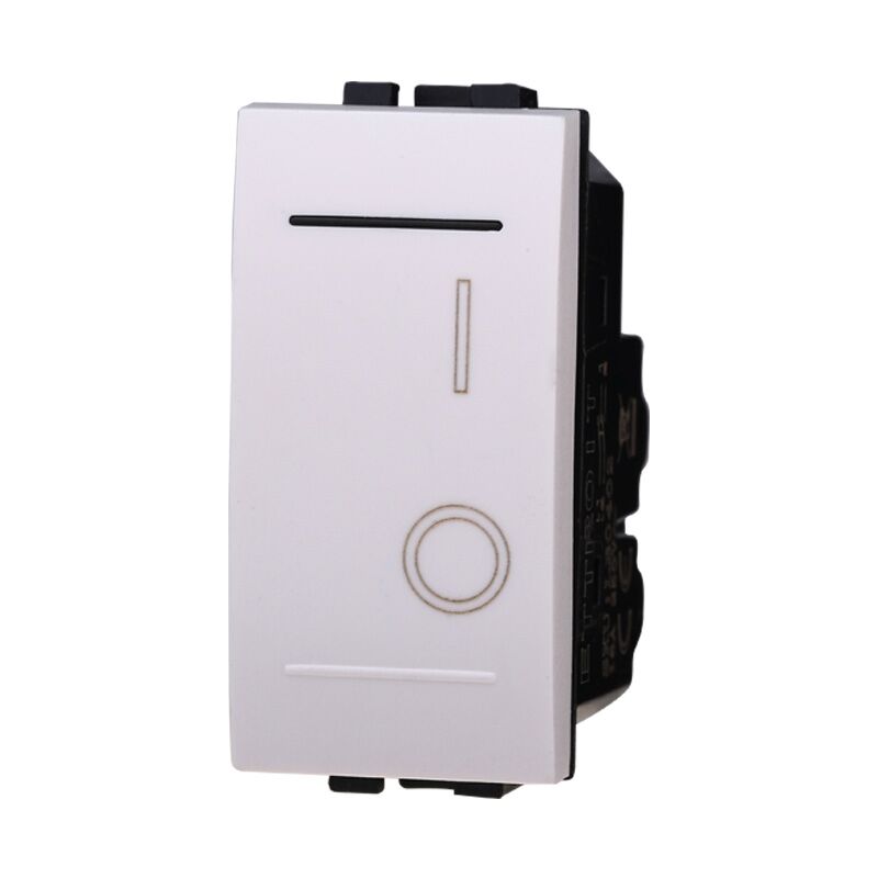 foto del prodotto interruttore bipolare 2p bianco 0 1 compatibile bticino living ettroit lb0402
