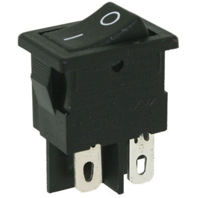 foto del prodotto interruttore bipolare elettro dh faston da 4,8 mm. colore nero e rosso 11.188.il/f4/nr 8430552015283