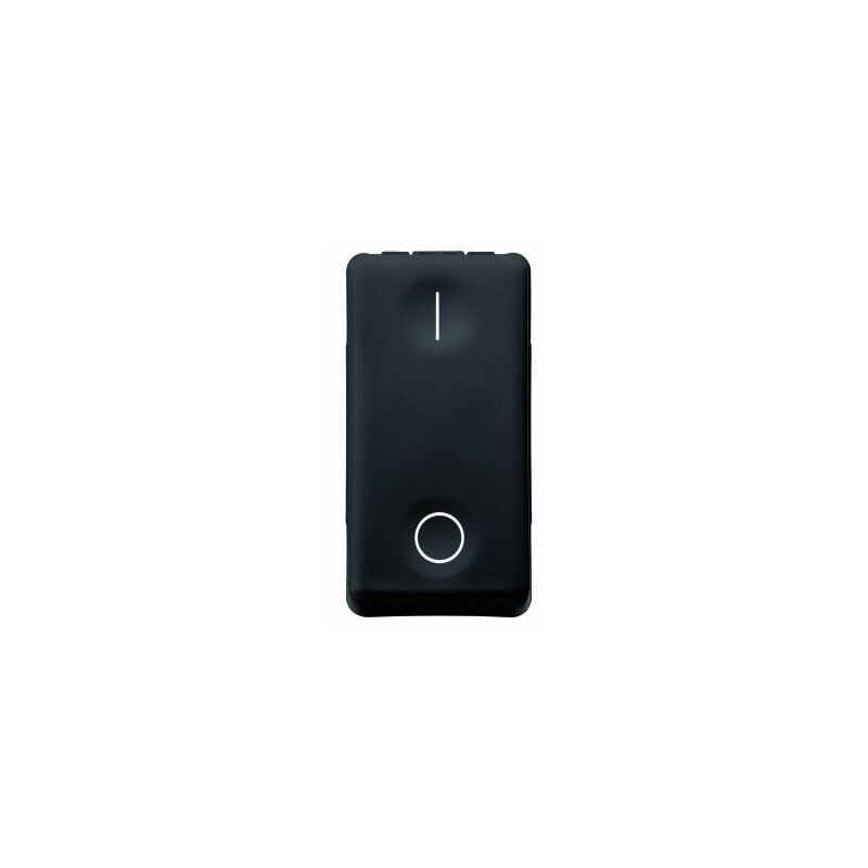 foto del prodotto interruttore bipolare sistem 16ax 250v nero