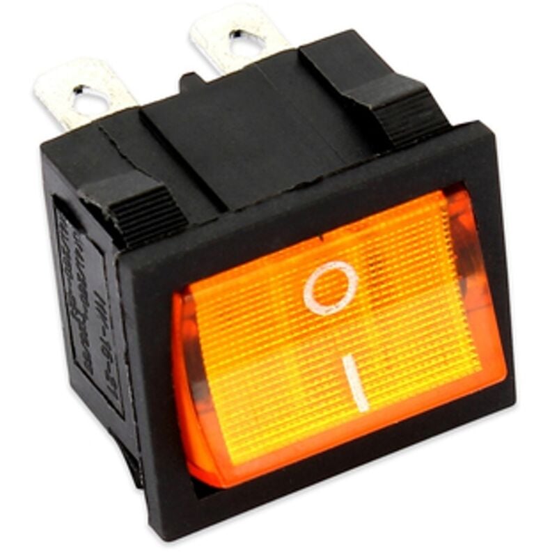 foto del prodotto interruttore bopolare 4c luminoso giallo 0 1 vari usi bistecchiere universale