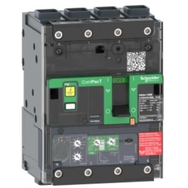 foto del prodotto interruttore compact nsxm 16ka vigi 160a 4p everlink schneider cod. c12e44v160l