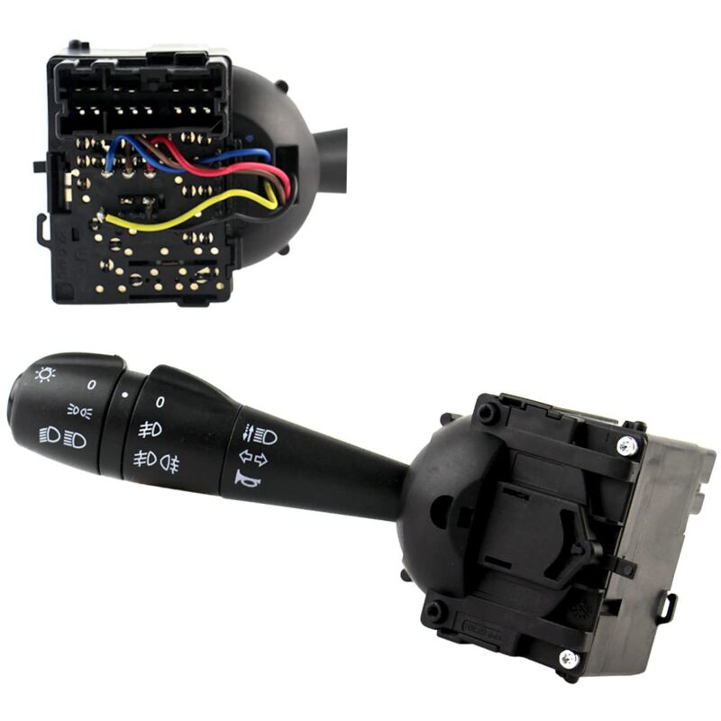 foto del prodotto interruttore compatibile con sandero, logan 2, logan mcv 2, duster 1, dokker, lodgy 15 pin dal 2008 con fendinebbia anteriori e posteriori