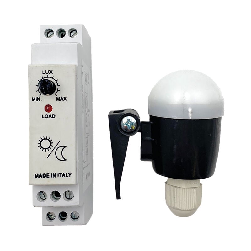 foto del prodotto interruttore crepuscolare modulare din con sonda esterna sun d2 - idrhaus