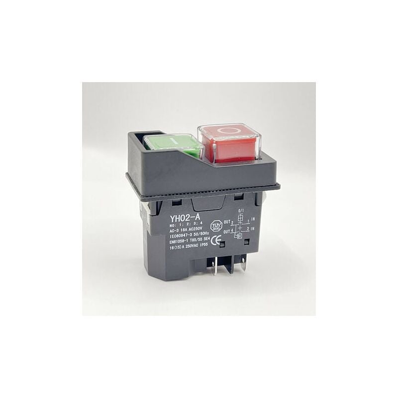 foto del prodotto interruttore di accensione spegnimento per betoniera elettrica interruttore elettromagnetico ck21b 250v 5 pin carburatore