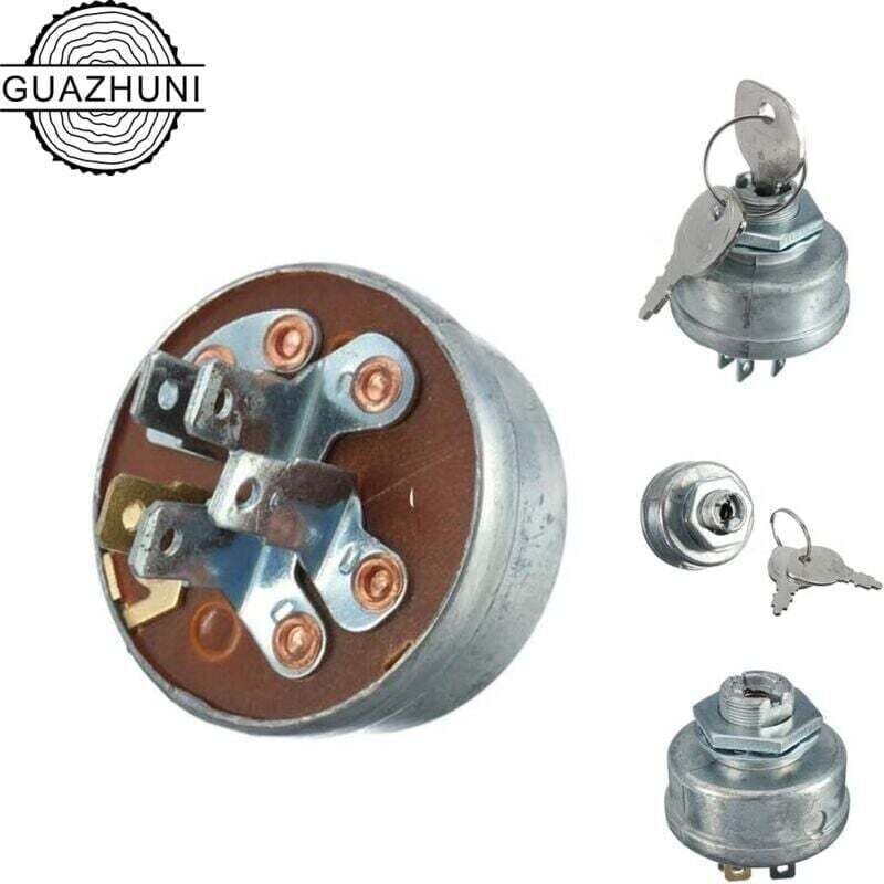 foto del prodotto interruttore di avviamento dell'accensione del tosaerba del trattore da giardino, interruttore di avviamento dell'accensione dello strumento a 5 pin