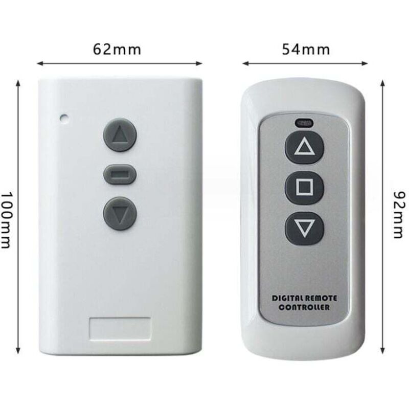 foto del prodotto interruttore di controllo remoto wireless 433 mhz interruttore di controllo remoto wireless universale 220 v per tenda del proiettore, ascensore,