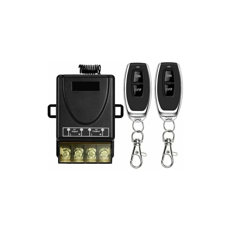foto del prodotto interruttore di controllo remoto wireless ad alta potenza 433 mhz, ac 220 v 240 v 110 v 30 a rf per luce, pompa dell acqua, elettrodomestici,