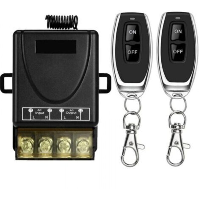foto del prodotto interruttore di controllo remoto wireless ad alta potenza 433 mhz, ac 220 v 240 v 110 v 30 a rf per luce, pompa dell acqua, elettrodomestici,