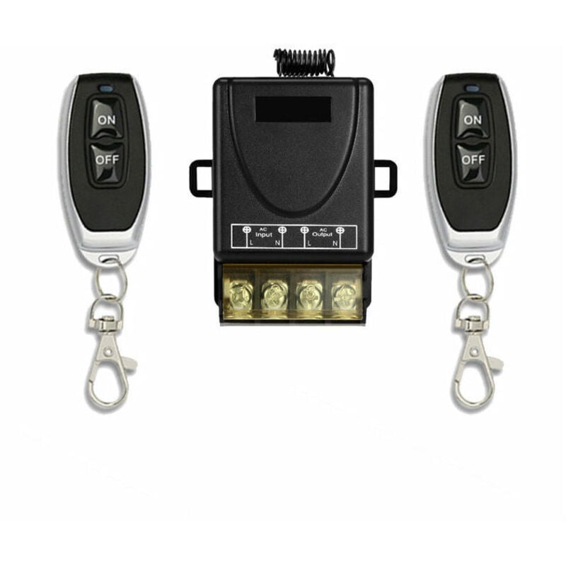 foto del prodotto interruttore di controllo remoto wireless ad alta potenza 433 mhz, ac 220 v 30 a rf per luce, pompa dell'acqua, elettrodomestici, irrigazione agricola