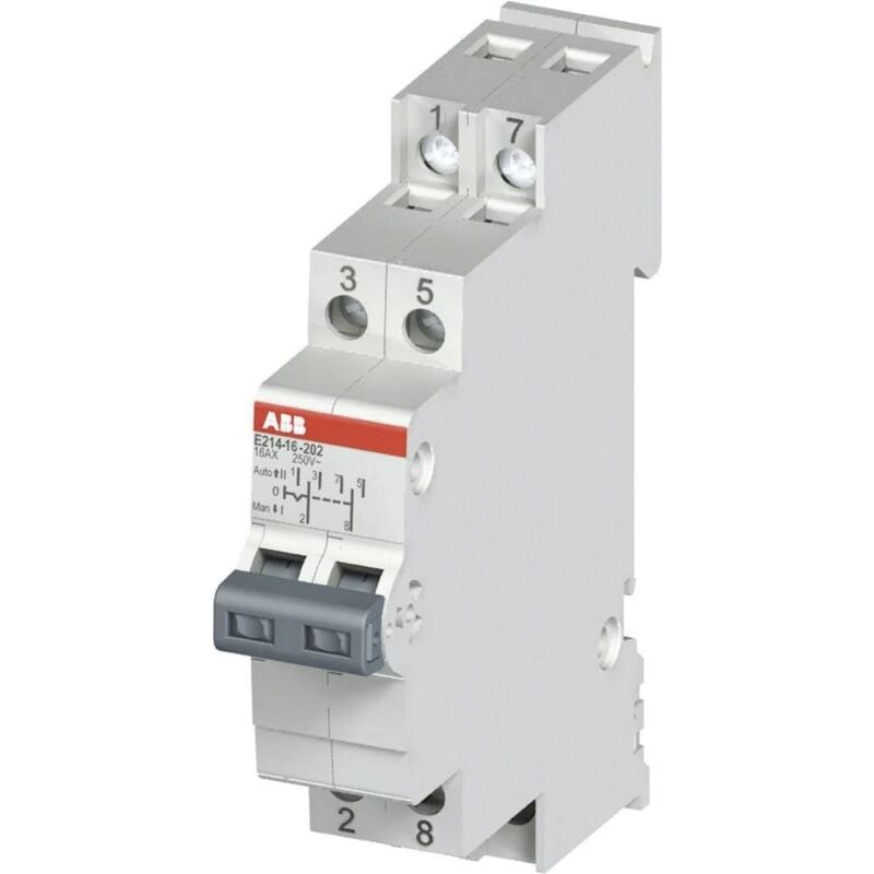 foto del prodotto interruttore di gruppo 16 a 2 scambi 250 v ac abb 2cca703030r0001