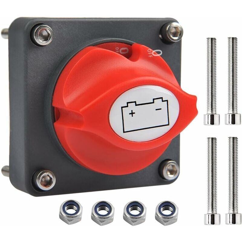 foto del prodotto interruttore di isolamento della batteria 12v 24v 300a interruttore di interruzione della batteria interruttore di circuito della batteria