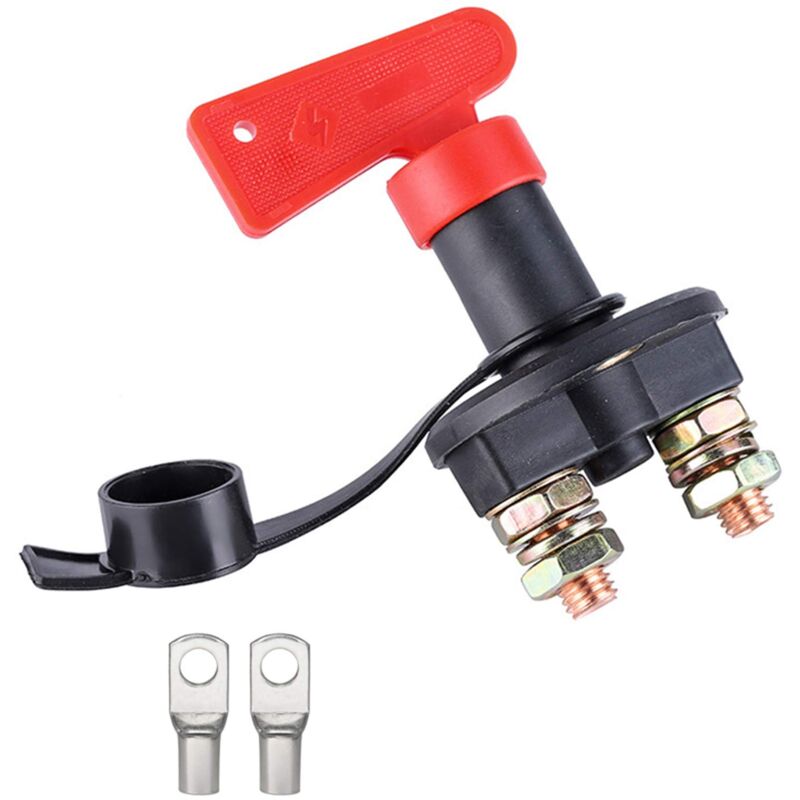 foto del prodotto interruttore di isolamento della batteria 12v 300a con interruttore a chiave per camion