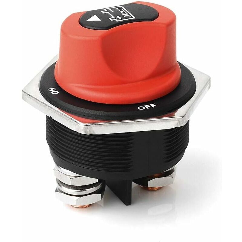 foto del prodotto interruttore di isolamento per batteria per motocicletta 12v 300a 32vdc max on off 2p spst mini interruttore di interruzione della batteria per auto