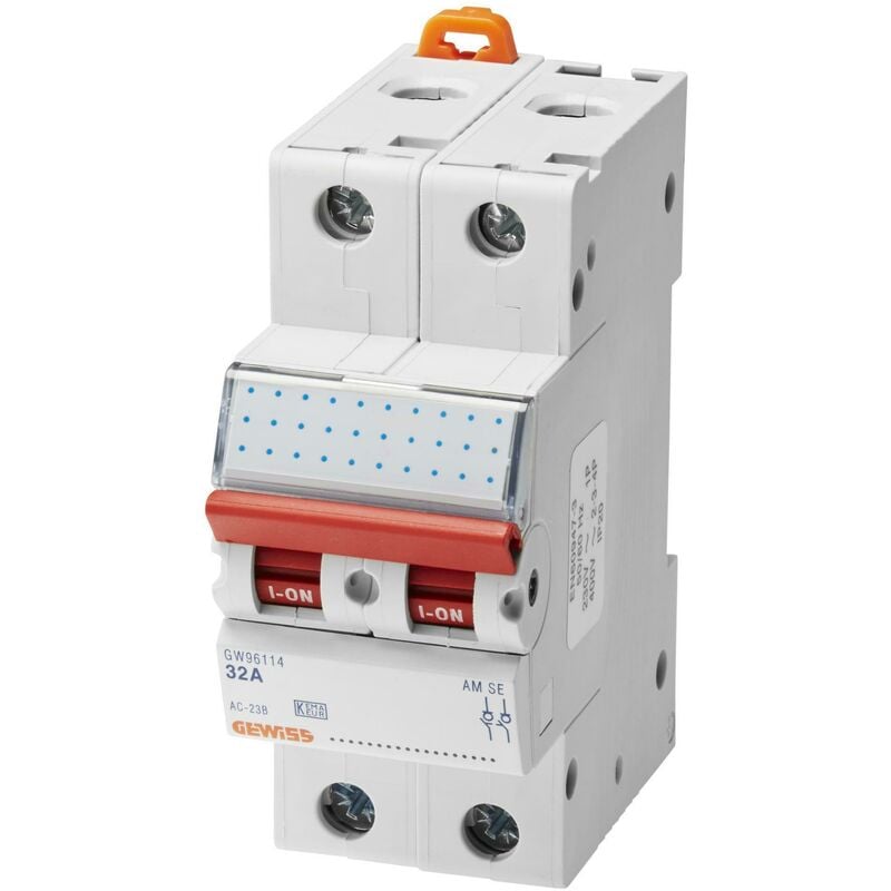foto del prodotto interruttore di manovra sezionatore 2p 32a 415v 2 moduli gw96114 gewiss