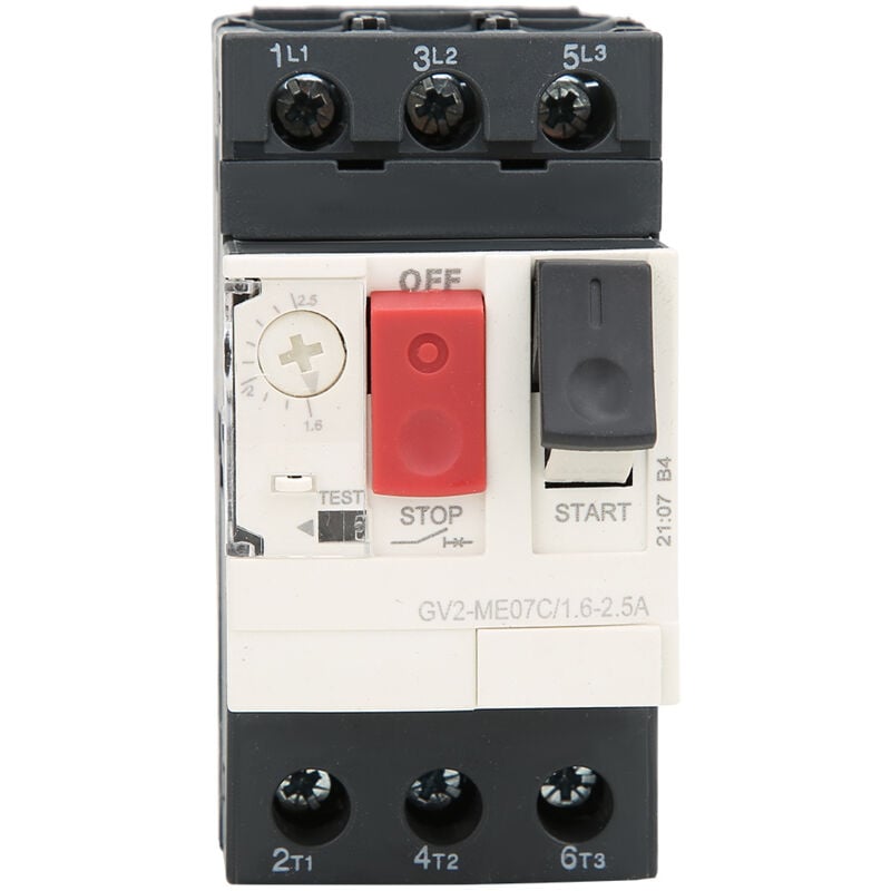 foto del prodotto interruttore di protezione motore ej.life gv2-me07c interruttore di protezione motore 1,6 2,5 a