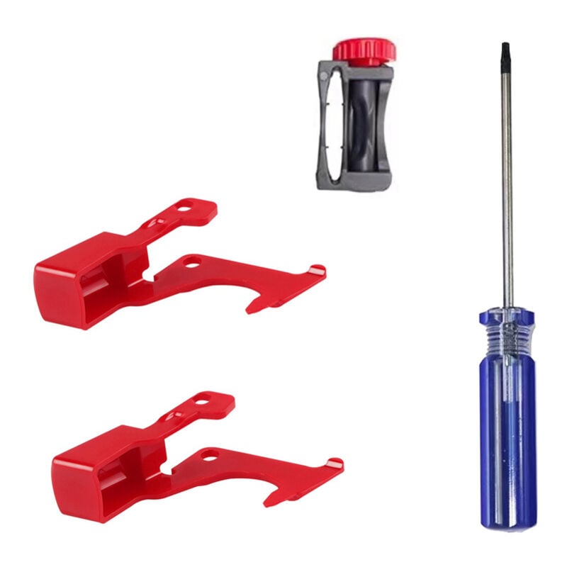 foto del prodotto interruttore di ricambio per aspirapolvere dyson v11 v10, pulsante di rilascio migliorato per dyson v15 v11 v10 2 interruttori 1 pulsante 1