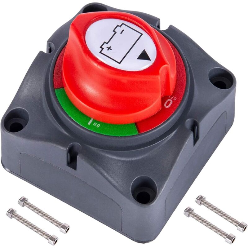 foto del prodotto interruttore di scollegamento della batteria da 12v a 48v, interruttore di isolamento impermeabile da 275a per auto e barche