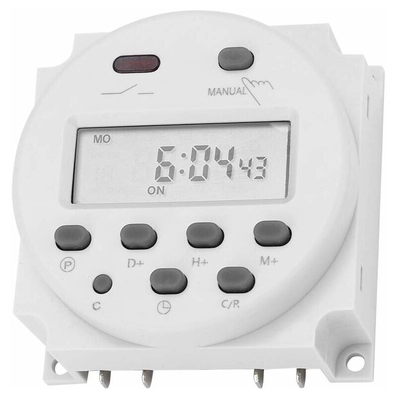 foto del prodotto interruttore di temporizzazione lcd 12vdc 16a interruttore di rel di temporizzazione lcd elettronico digitale programmabile microscopio digitale