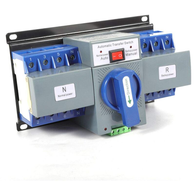 foto del prodotto interruttore di trasferimento automatico dual power, 4p 63a ac 220 v, interruttore di alimentazione, doppio alimentatore automatico per la lotta