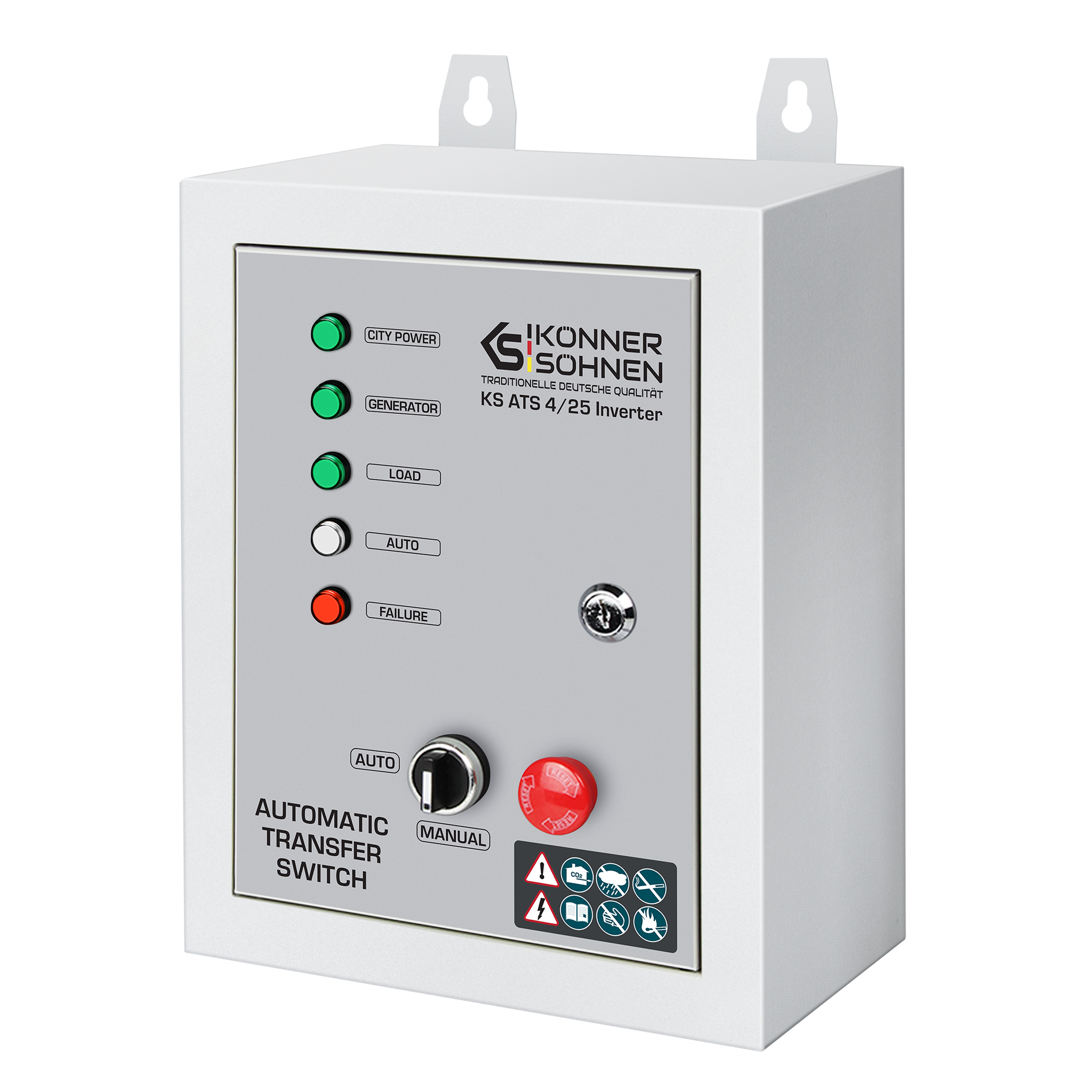 foto del prodotto interruttore di trasferimento automatico ks ats 4/25 inverter