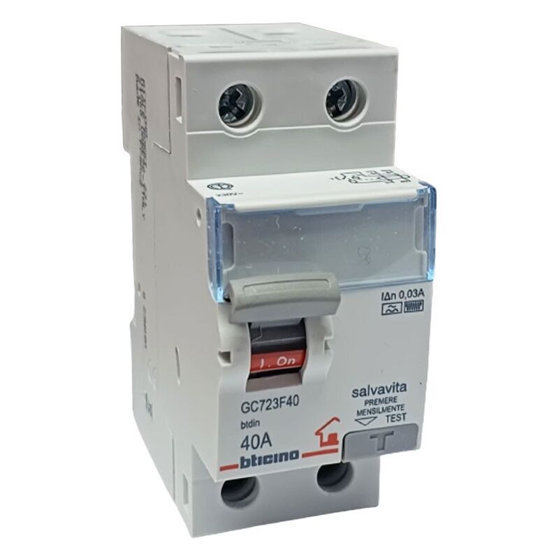 foto del prodotto interruttore differenziale bticino 40a 2p 30 ma f 2 moduli gc723f40