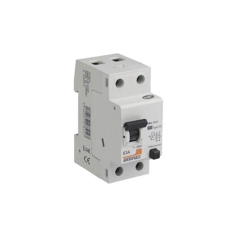 foto del prodotto interruttore differenziale ca tipo debflex 63 a debflex