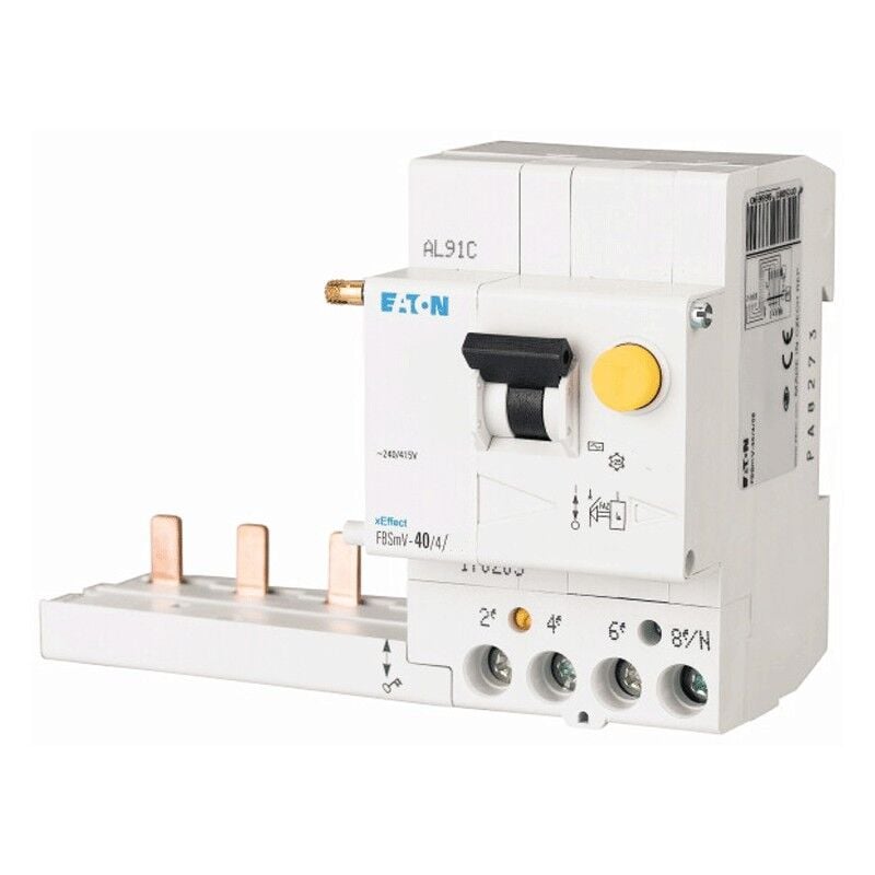 foto del prodotto interruttore differenziale eaton accoppiabile 63a 30ma 4p tipo ac 170198