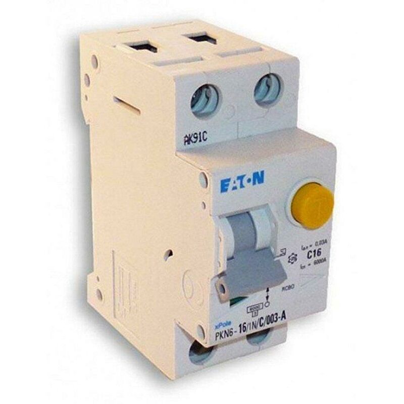 foto del prodotto interruttore differenziale magnetotermico 16a 4500 003 2moduli eaton