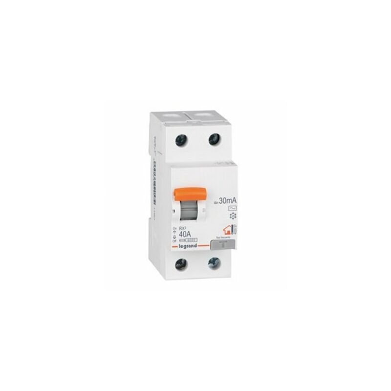 foto del prodotto interruttore differenziale residenziale 2p 30ma 25 40a classe ac rx 402056 legrand 40 a