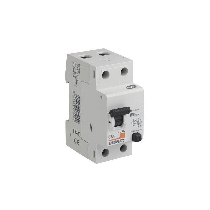 foto del prodotto interruttore differenziale tipo a debflex 63 a debflex
