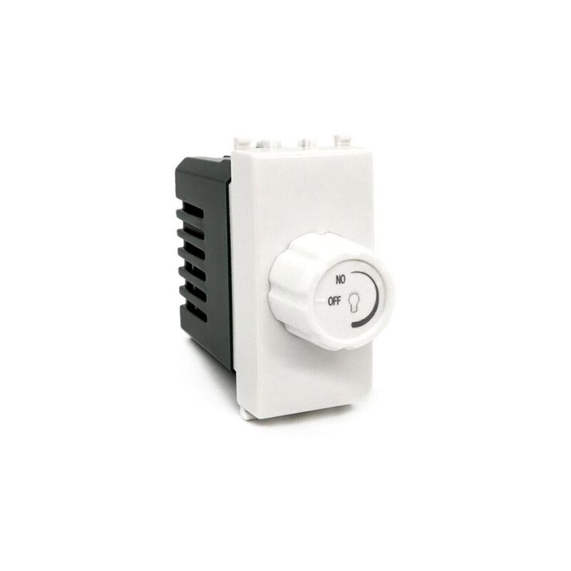 foto del prodotto interruttore dimmer 500w bianco compatibile serie matix tot