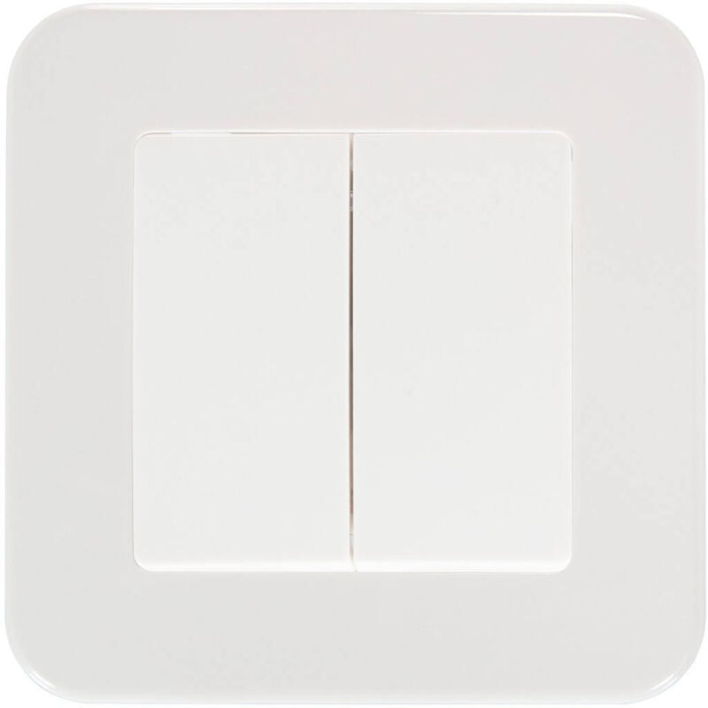 foto del prodotto interruttore doppio classic bianco