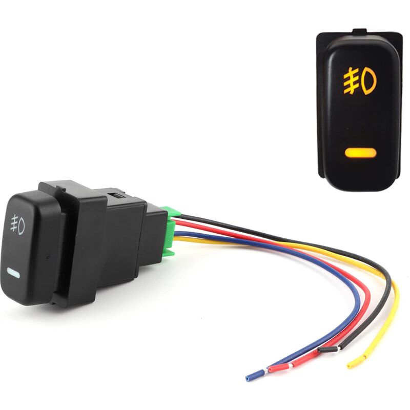 foto del prodotto interruttore fendinebbia, pulsante di sostituzione dell interruttore fendinebbia per pajero lancer outlander triton, pulsante fendinebbia,