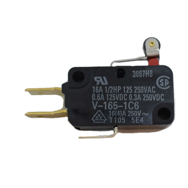 foto del prodotto interruttore finecorsa omron micro 16a con leva e rotella v1651c6r 1480430