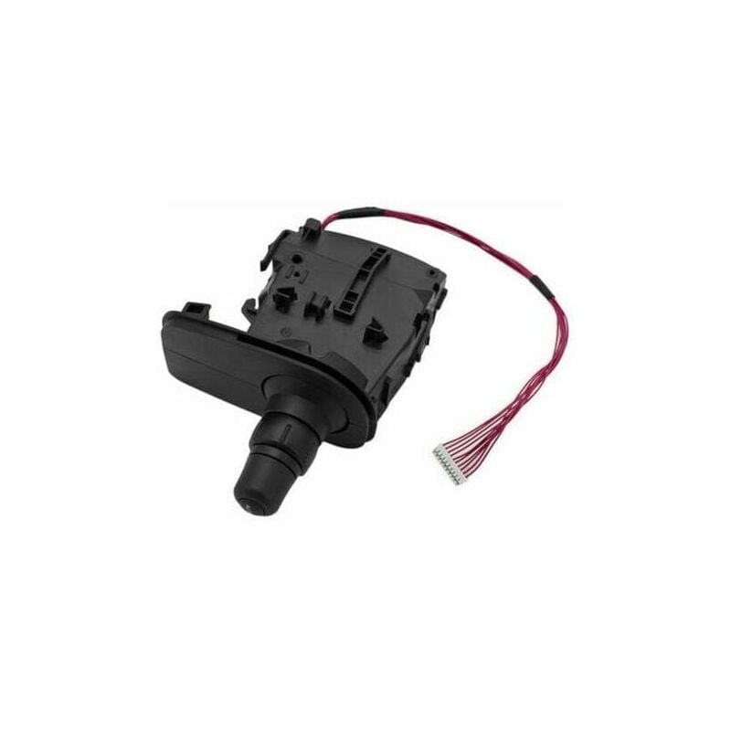 foto del prodotto interruttore indicatori di direzione 8201590638 di ricambio per renault clio mk3, modus, kangoo nero,