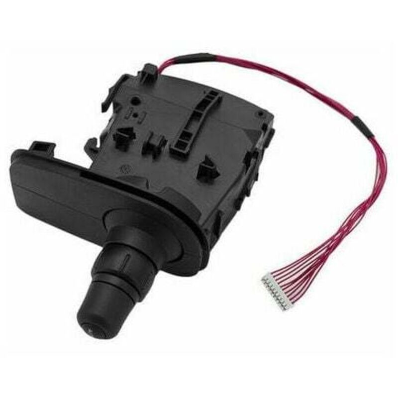 foto del prodotto interruttore indicatori di direzione kzq 8201590638 di ricambio per renault clio mk3, modus, kangoo nero