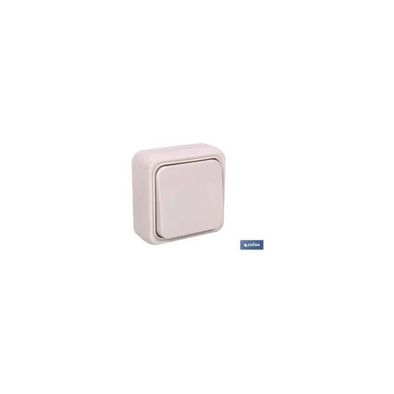 foto del prodotto interruttore interruttore di superficie modello atlantis 10a bianco
