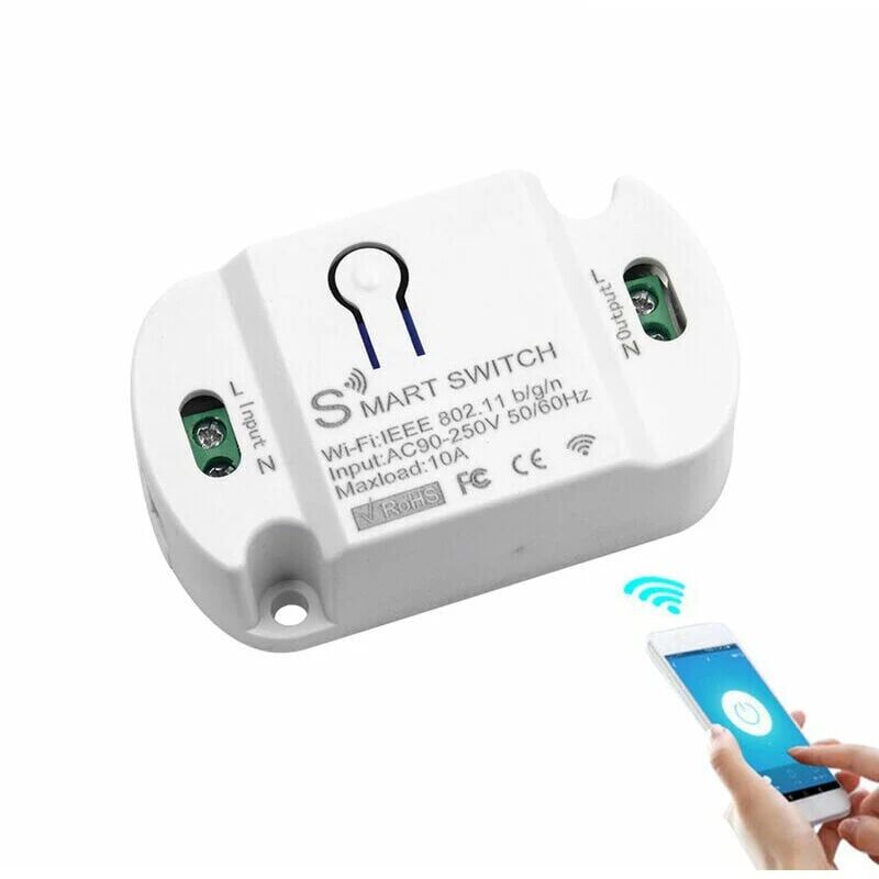 foto del prodotto interruttore, interruttore wifi intelligente interruttori automatici per la casa interruttore di temporizzazione del telecomando del telefono
