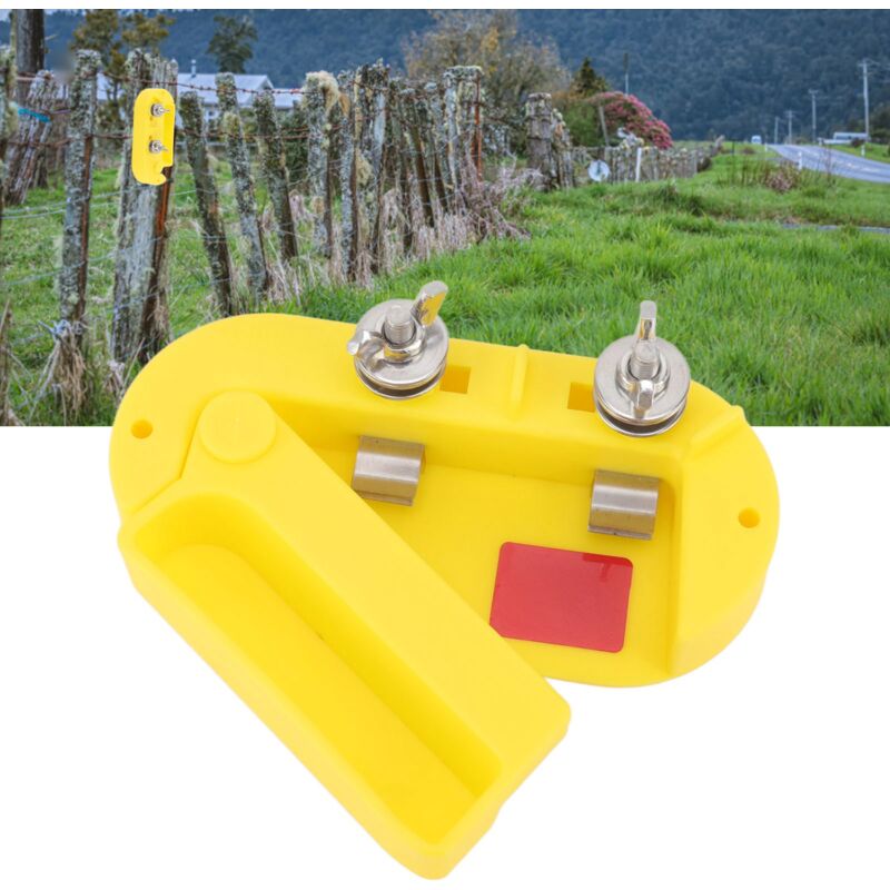 foto del prodotto interruttore isolatore per recinzione elettrica tenditore per filo per recinzione in plastica portatile per allevamenti di bestiame