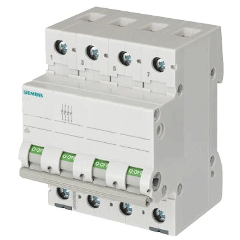 foto del prodotto interruttore isolatore siemens off 40a 440vca 4 poli 5tl14400