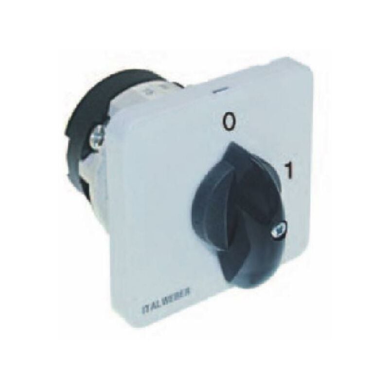 foto del prodotto interruttore italweber 0-1 2 poli 20a - cs20-02r-54s