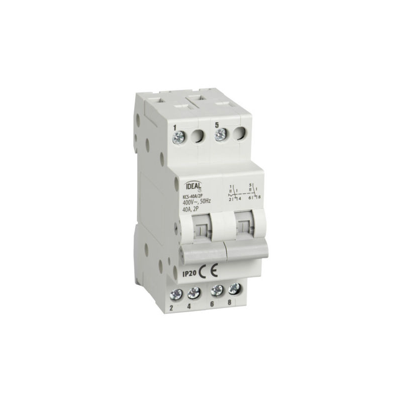 foto del prodotto interruttore kcs 40a ip20 connessione veloce e sicura