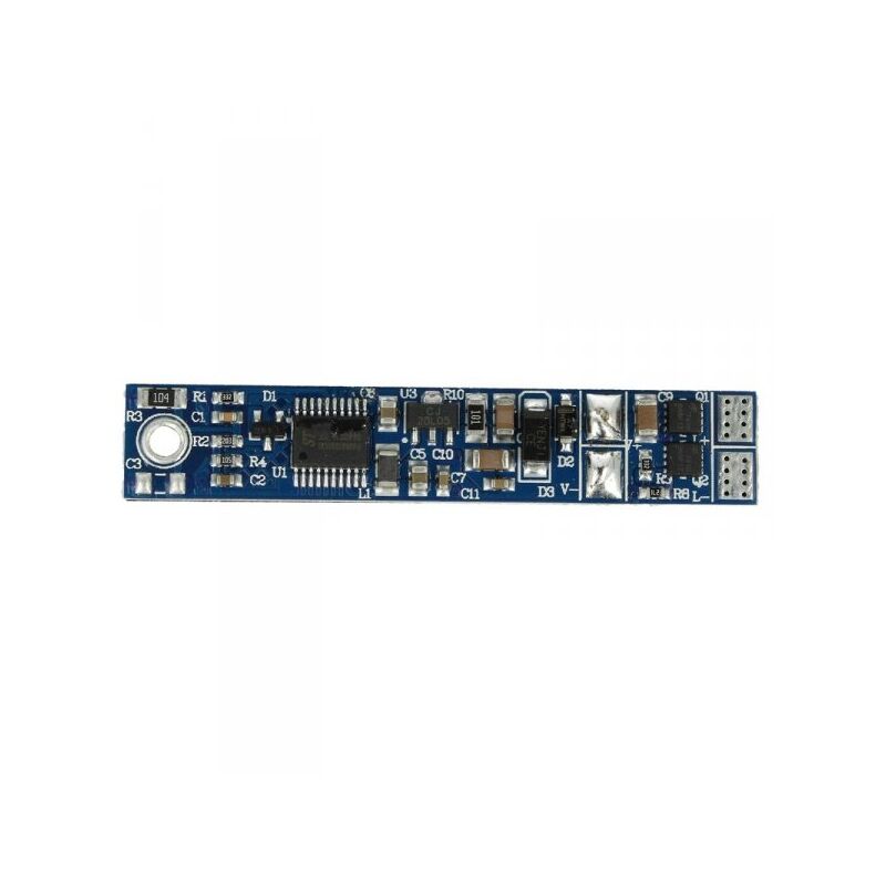 foto del prodotto interruttore led dimmer sensore touch tocca profilato alluminio 12v 24v 3a con memoria max 3 metri