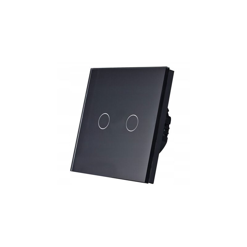 foto del prodotto interruttore luce touch led doppio vetro 2k