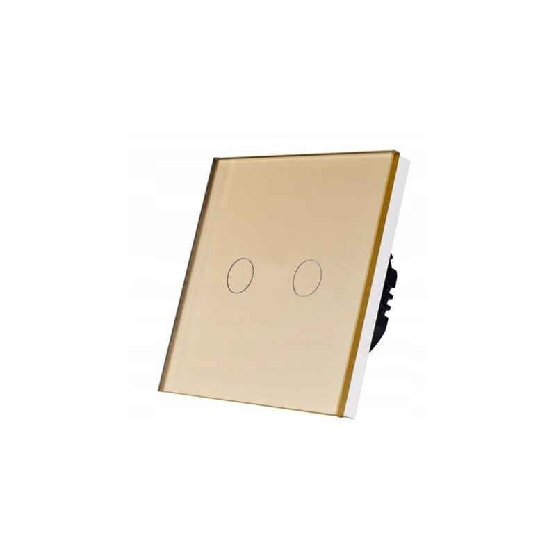 foto del prodotto interruttore luce touch led doppio vetro 2k