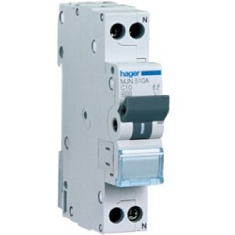 foto del prodotto interruttore magnentotermico autom. 1p n 20a 4.5ka c1m hager cod. mjn520a