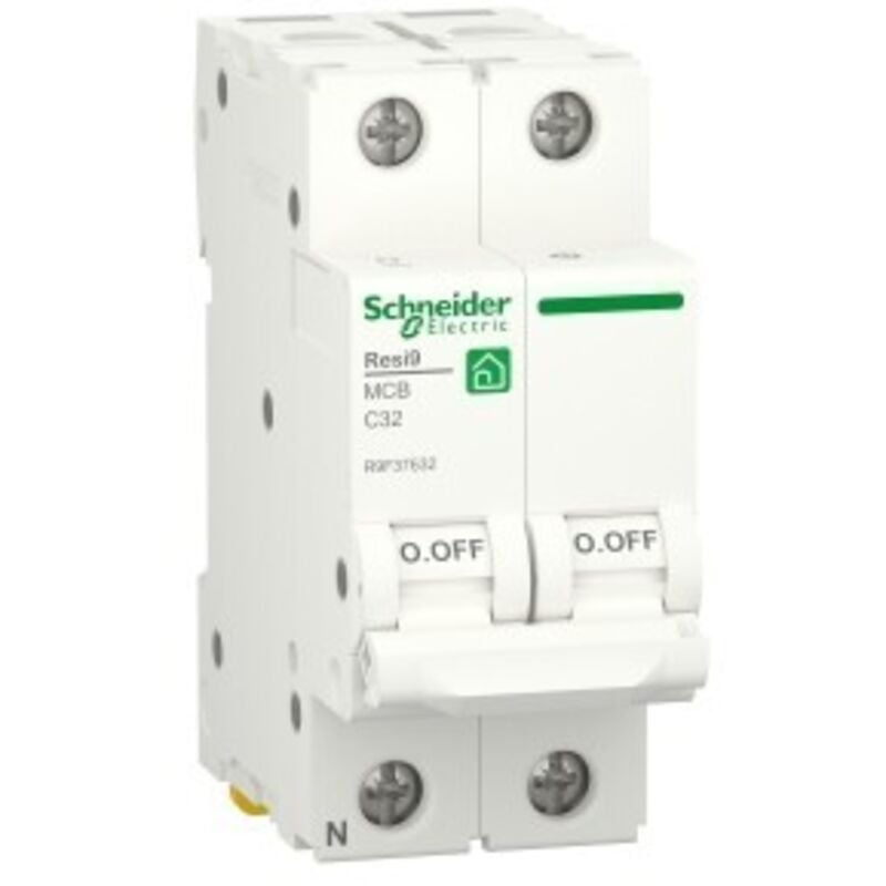 foto del prodotto interruttore magnetot. resi9 mcb 1p n c 32a 4500a 2m schneider cod. r9f37632
