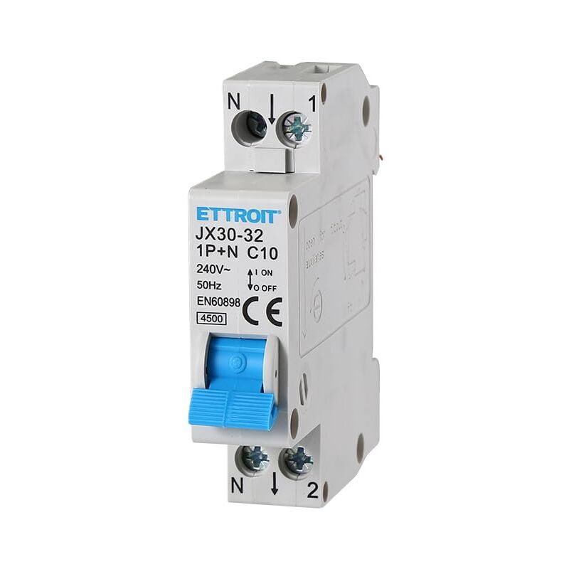 foto del prodotto interruttore magnetotermico 1p n 10a 220v